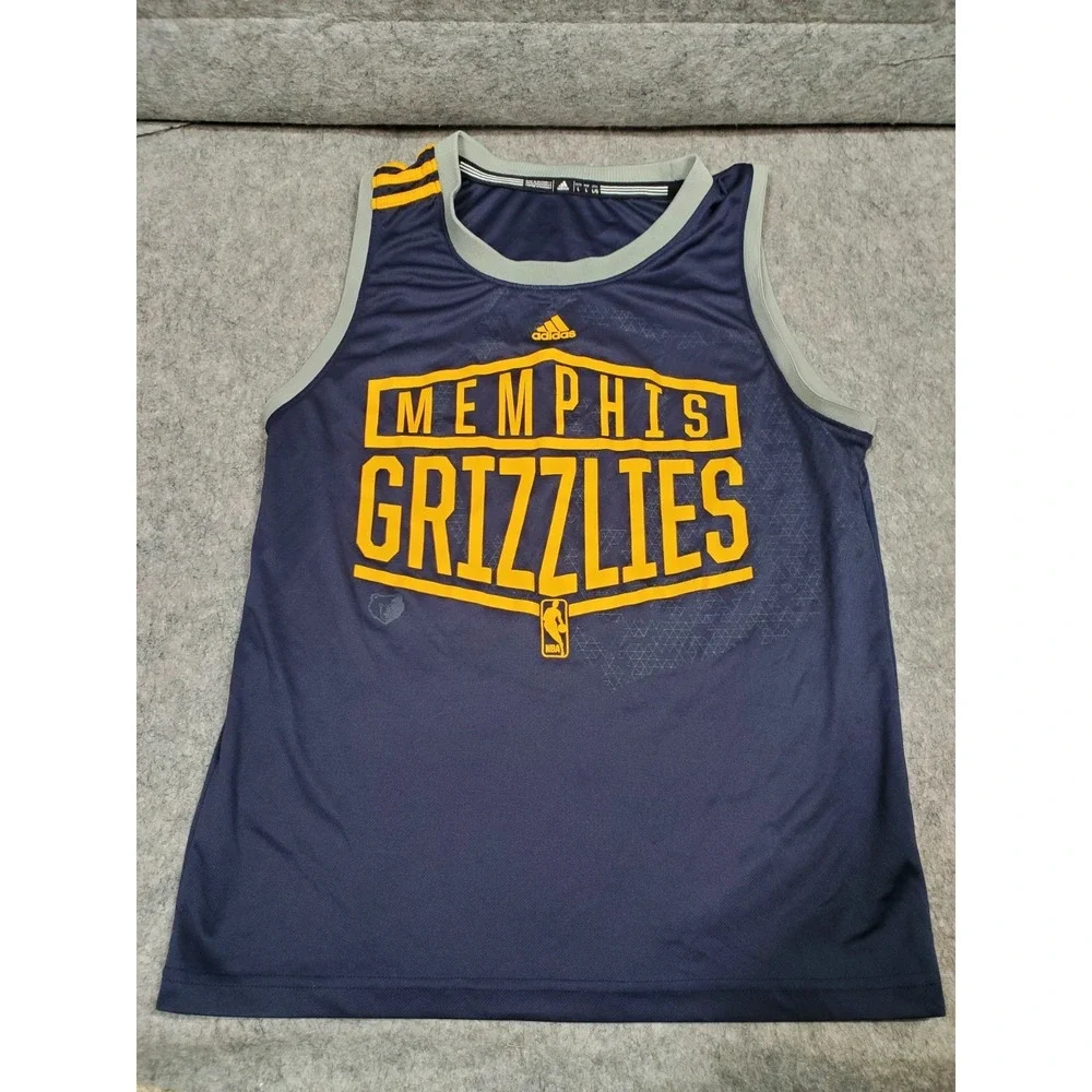 Adidas MEMPHIS GRIZZLIES Basketball Practice-Style Jersey 2014 Blank Blue